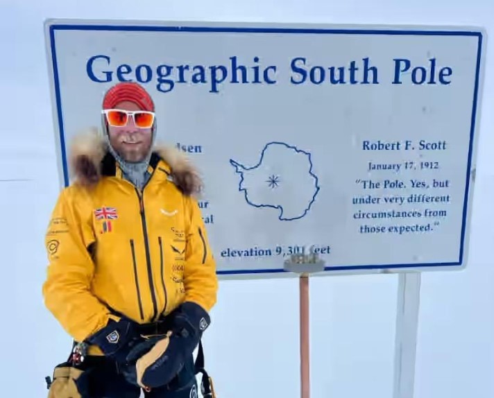 British stroke survivor becomes first person with disability to ski solo to South Pole